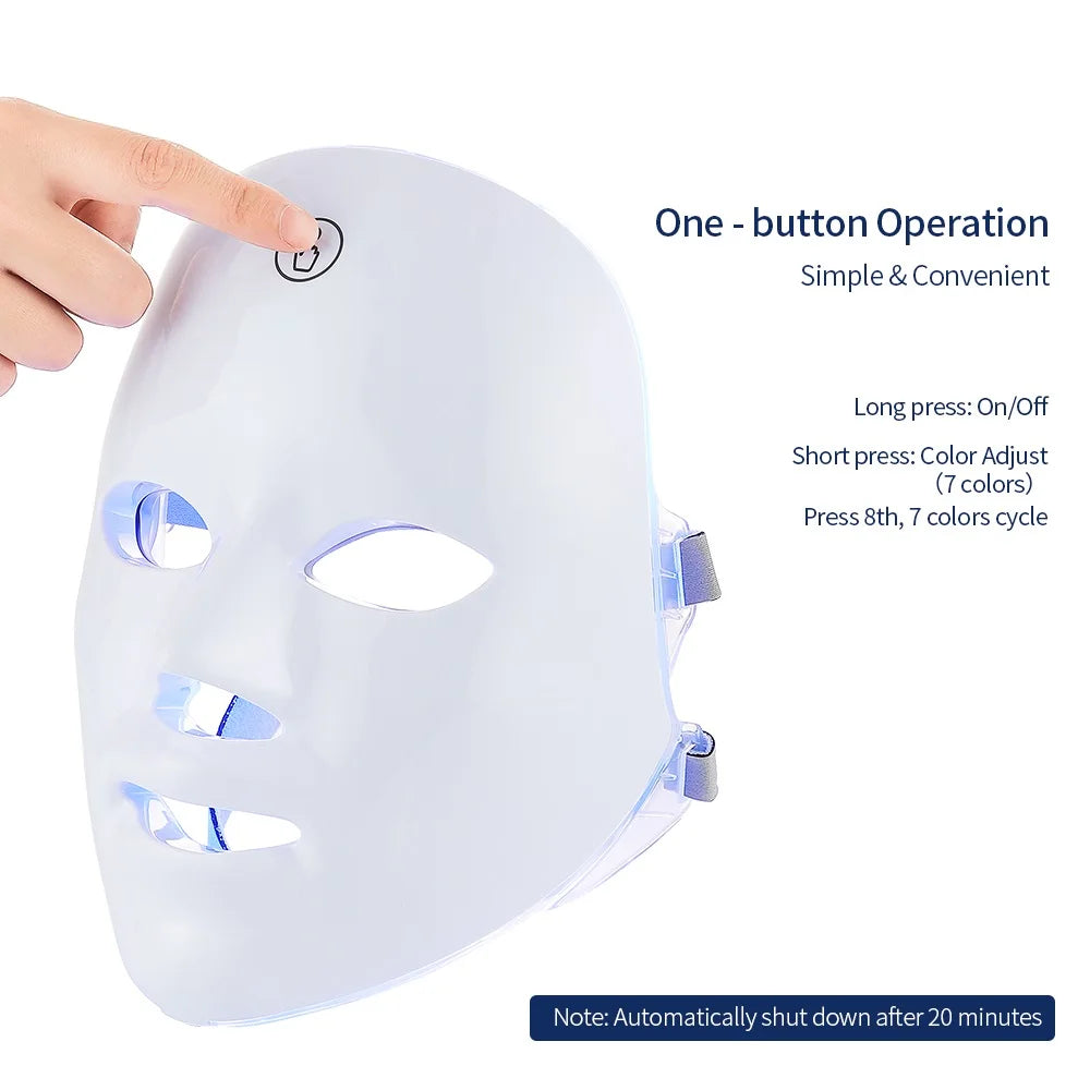 Face Neck Beauty Machine LED Skin Care Tool