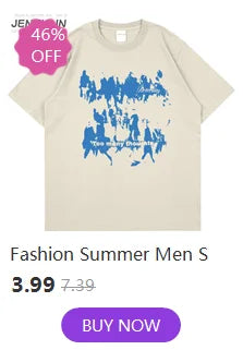 Men Tshirt Streetwear Japanese Harajuku Cartoon Angel Wings Graphic T-Shirt Summer 2024 HipHop T Shirt Anime Tops Tee Cotton Y2K