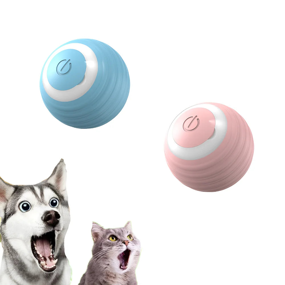 Cat Interactive Ball Smart Pet Cat Toys Indoor Automatic Rolling Magic Ball Electronic Interactive Cat Toy Cat Game Accessories-World Bazaar Life