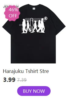 Men Tshirt Streetwear Japanese Harajuku Cartoon Angel Wings Graphic T-Shirt Summer 2024 HipHop T Shirt Anime Tops Tee Cotton Y2K