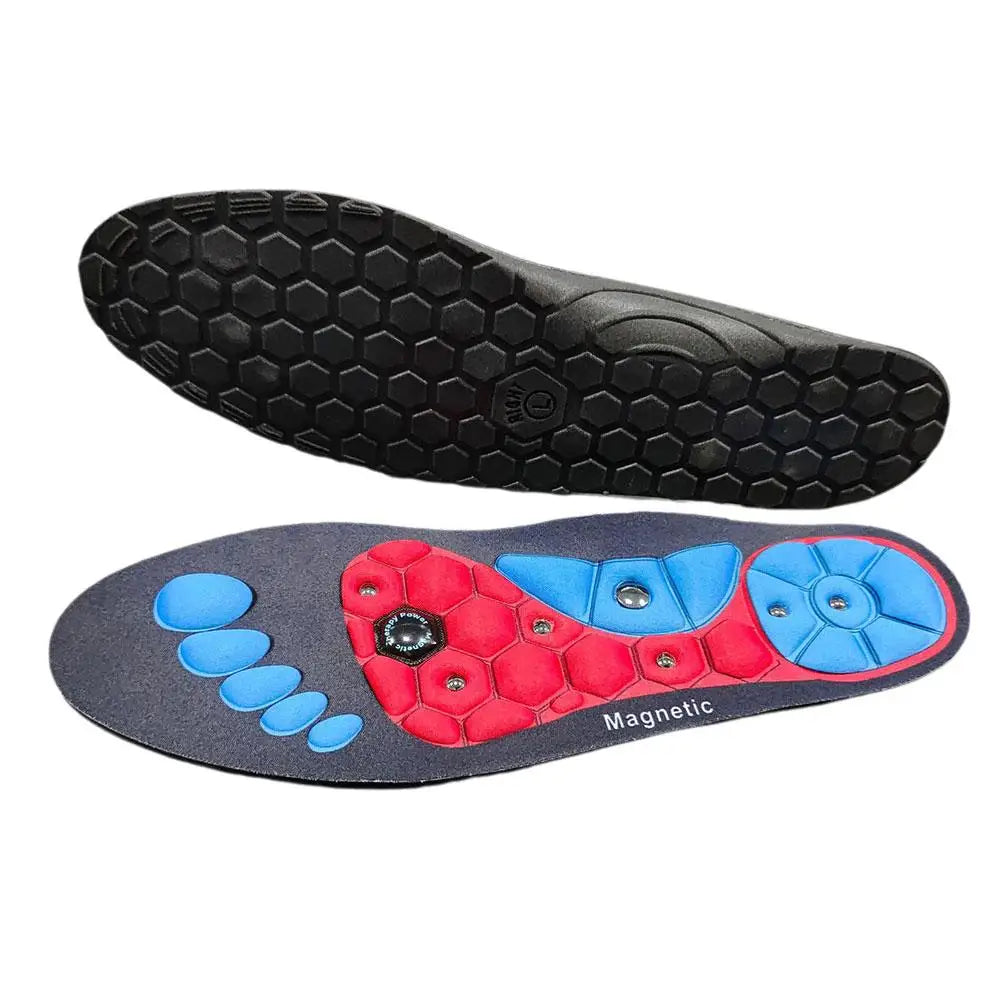 1 Pair High-end Acupressure Foot Insoles for Men Women Orthopedic Gel Magnetic Shoe Inserts Magnet Technology Support Insole - World Bazaar Life