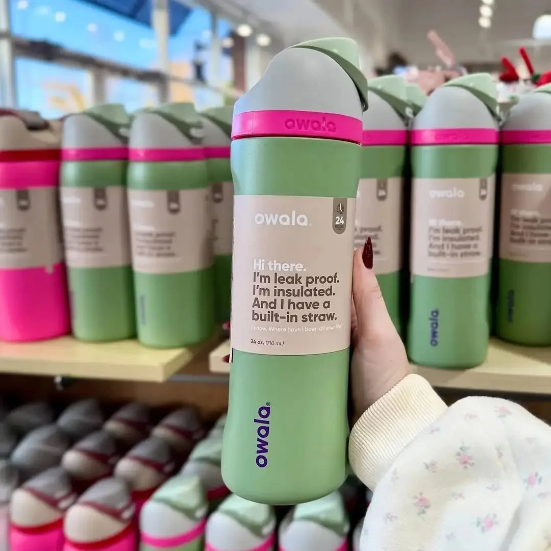 32 Oz Insulated Stainless Steel Cup Water Bottle with Straw, BPA-Free Sports Water Bottle, Great for Travel-World Bazaar Life