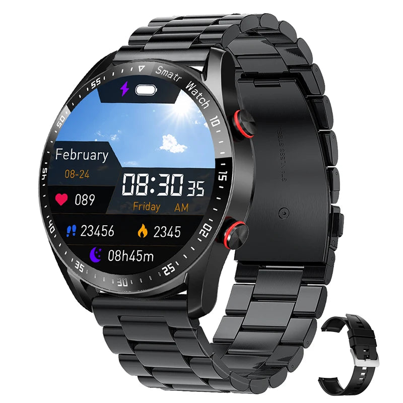 New 2023 ECG+PPG Smart Watch Bluetooth Call Music player Man Watch Sports Waterproof Luxury Smartwatch For Android ios