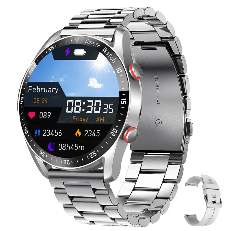 New 2023 ECG+PPG Smart Watch Bluetooth Call Music player Man Watch Sports Waterproof Luxury Smartwatch For Android ios