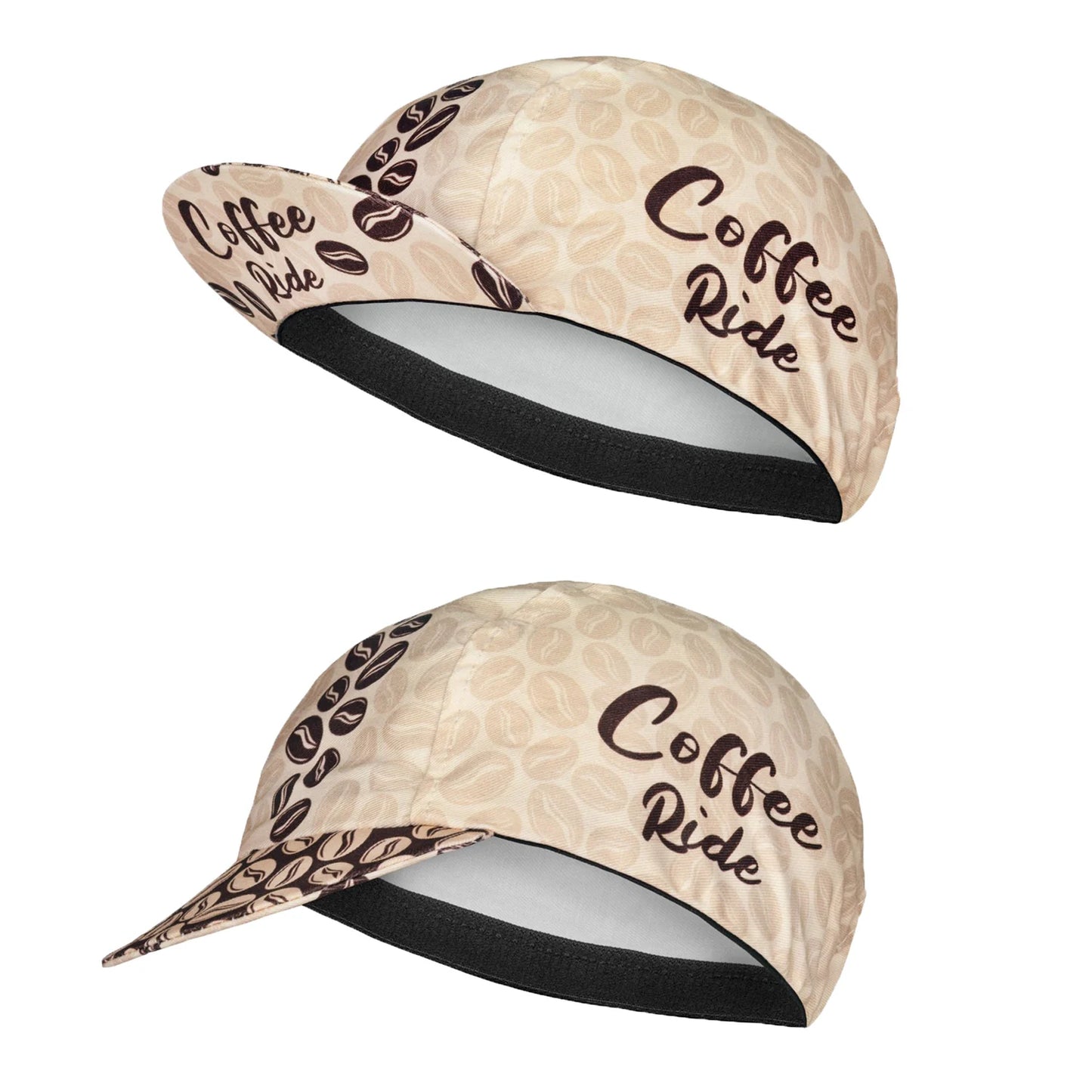 SweetMatt Classic Retro Beer Coffee Ice Cream Cartoon Polyester Cycling Caps Bicycle Quick Dry Sports Hats Summer Bike Balaclava