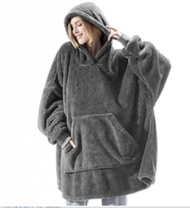 Women's Velvet Hoodie Pajamas with Pockets-World Bazaar Life