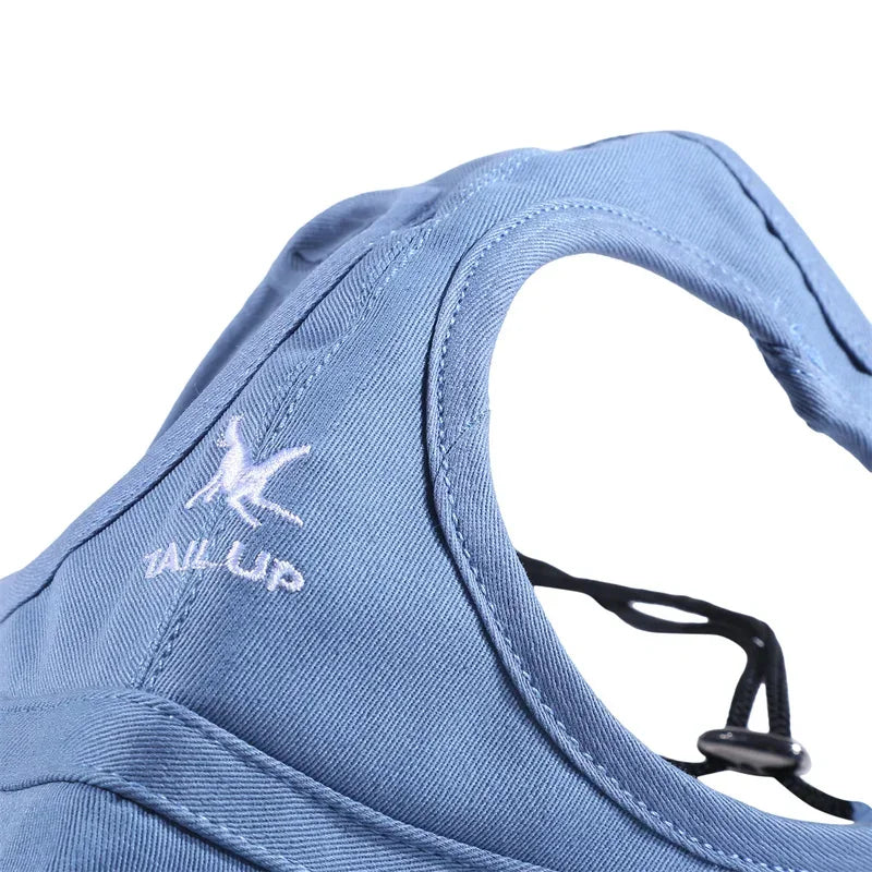 Small Puppy Pets Summer Solid Color Cap Dog Baseball Visor Hat Outdoor Accessories Sun Bonnet Travelhelmet-World Bazaar Life