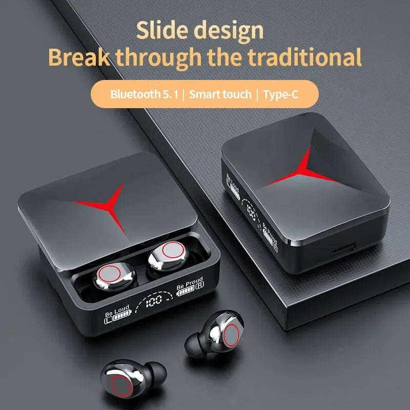 Original TWS M90 Wireless Headphones Gaming Earphone Bluetooth 5.3 Sport Earbuds with Mic Wireless Headset For iPhone Xiaomi - World Bazaar Life