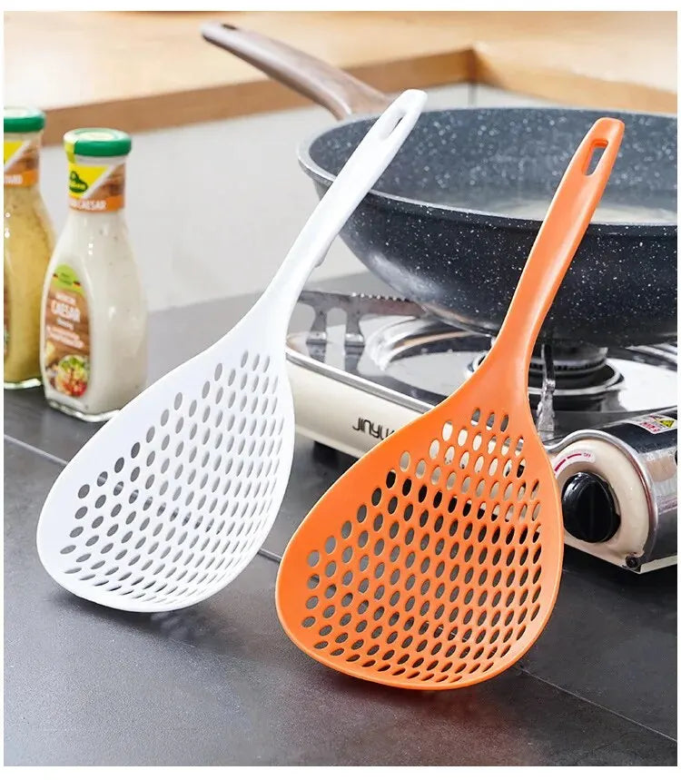 Heat-Resistant Dumpling Strainer Spoon.