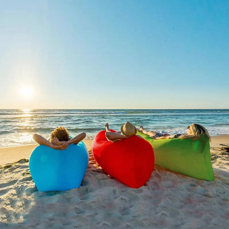 Air Sofa Bed for Camping, Beach & Travel – Compact & Waterproof-World Bazaar Life