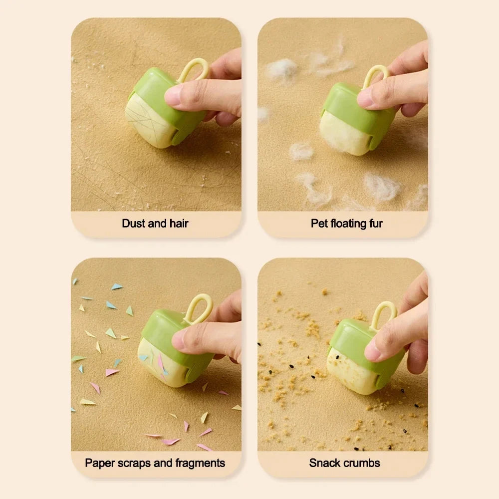 Reusable Washable Lint Roller Clothes Hair Remover Sticky Roller Ball Dust Removal Brush Plush Hair Collector Clothes Clean Tool