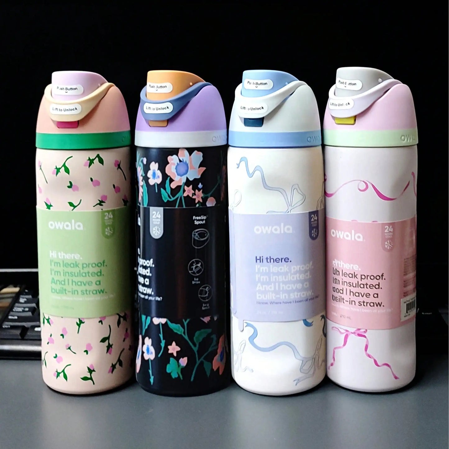 32 Oz Insulated Stainless Steel Cup Water Bottle with Straw, BPA-Free Sports Water Bottle, Great for Travel-World Bazaar Life