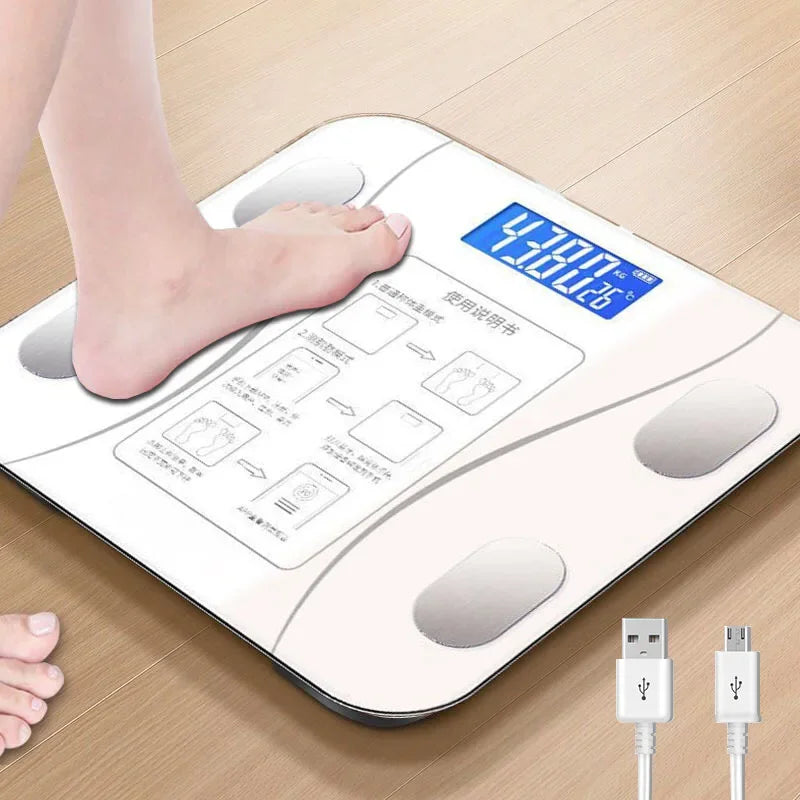 Smart Bluetooth Body Fat Scale Weight Loss Precision Electronic Scale with Mobile App for Home Fitness Tracking