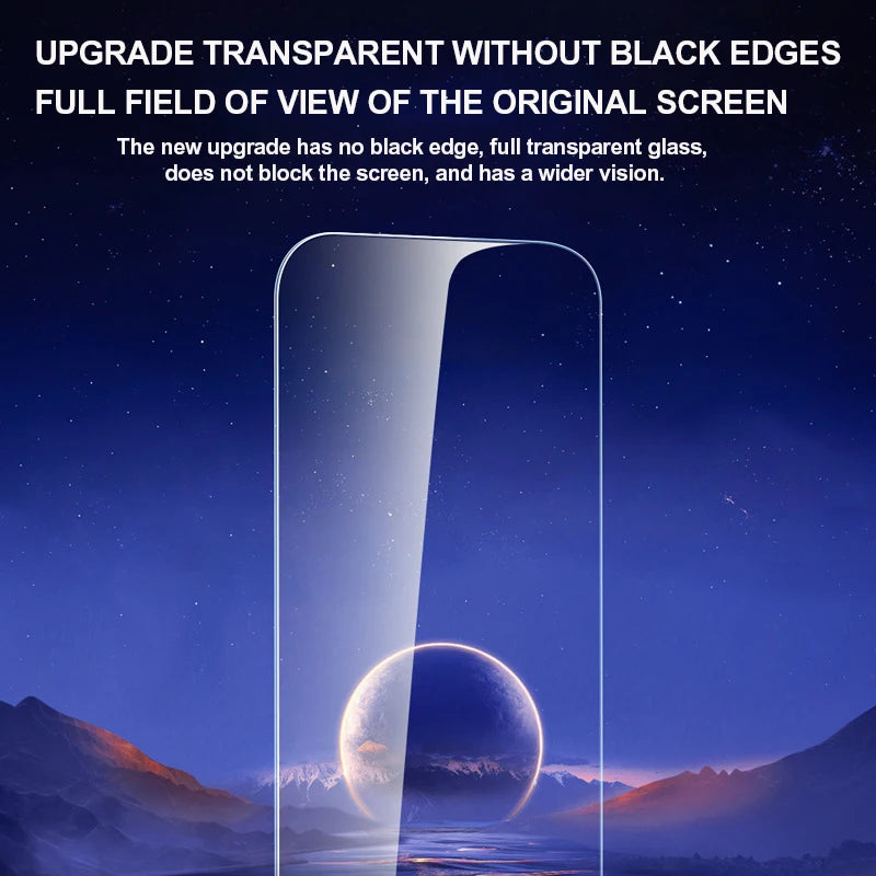 3-Pack Premium Tempered Glass Screen Protectors for iPhone 14, 13, 15, 11, 16 Pro Max & More - Top-Rated, User-Friendly