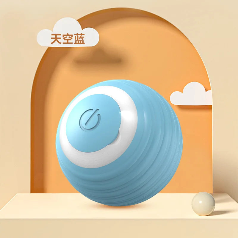 Cat Interactive Ball Smart Pet Cat Toys Indoor Automatic Rolling Magic Ball Electronic Interactive Cat Toy Cat Game Accessories-World Bazaar Life