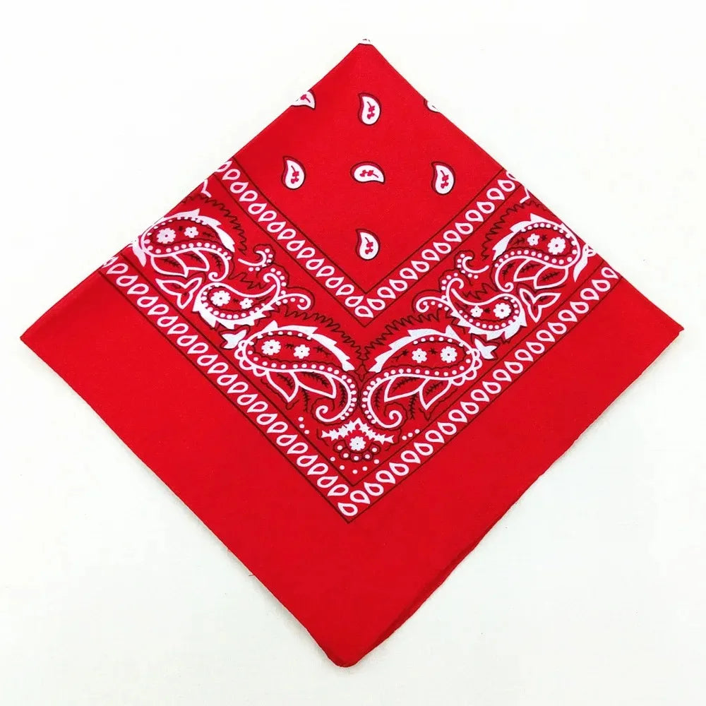 Unisex Men Women Bandana Hairband Cowboy Mens Biker Sports Headwear Wrist Hairwrap Single Sided Head Wrap Scarf Paisley - World Bazaar Life