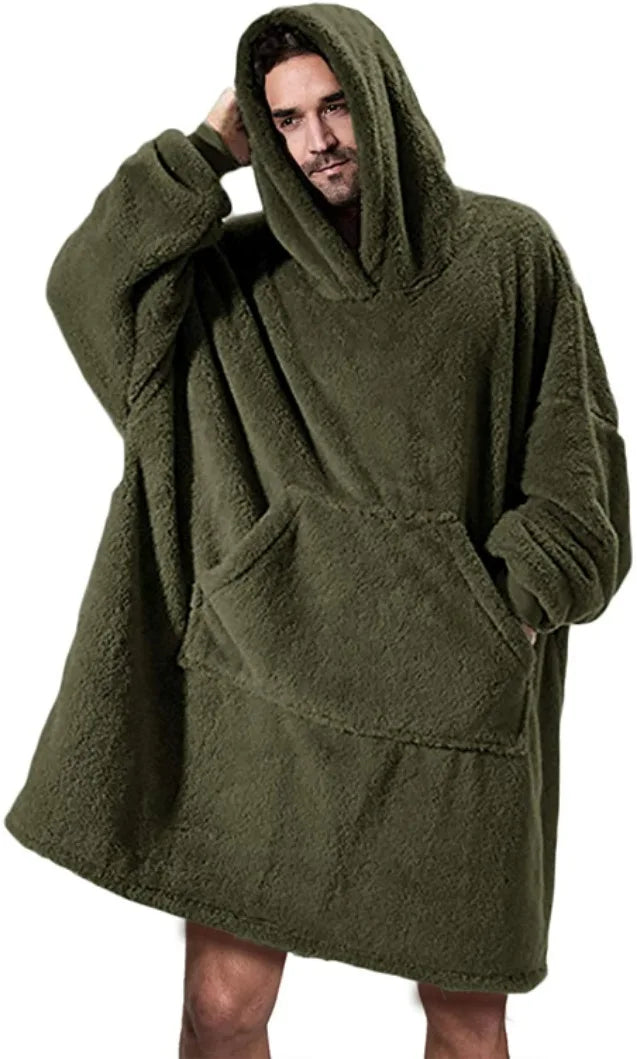 Women's Velvet Hoodie Pajamas with Pockets-World Bazaar Life