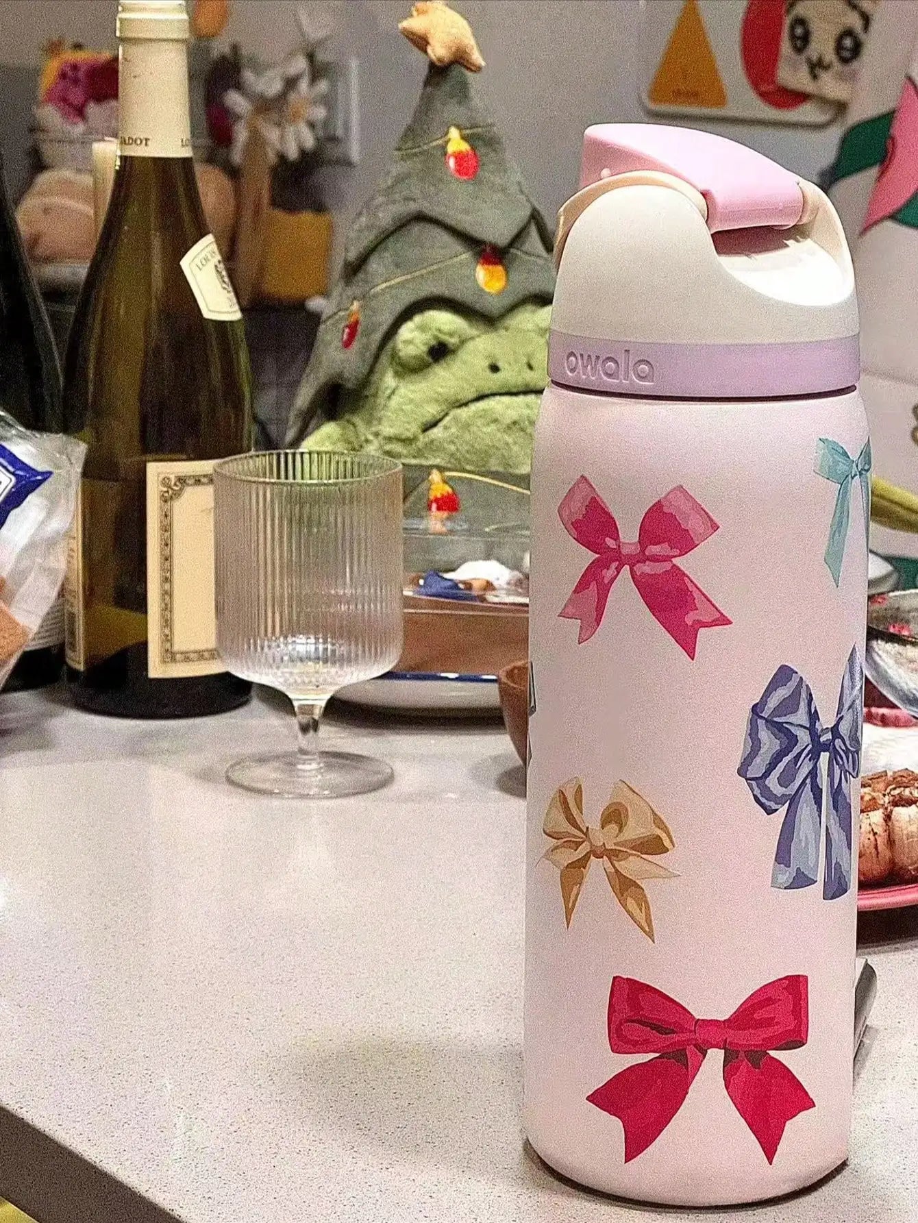 32 Oz Insulated Stainless Steel Cup Water Bottle with Straw, BPA-Free Sports Water Bottle, Great for Travel-World Bazaar Life
