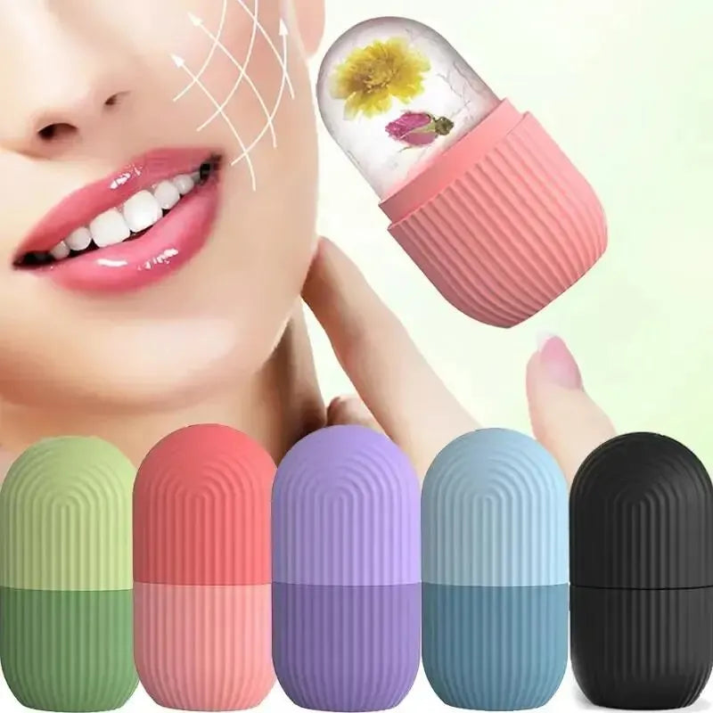 Silicone Ice Cube Trays Beauty Lifting Ice Ball Face Massager Contouring Eye Roller Facial Treatment Reduce Acne Skin Care Tool-World Bazaar Life