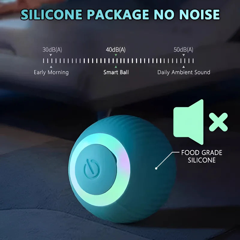 Cat Interactive Ball Smart Pet Cat Toys Indoor Automatic Rolling Magic Ball Electronic Interactive Cat Toy Cat Game Accessories-World Bazaar Life
