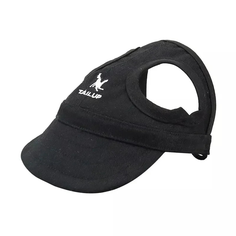 Small Puppy Pets Summer Solid Color Cap Dog Baseball Visor Hat Outdoor Accessories Sun Bonnet Travelhelmet-World Bazaar Life