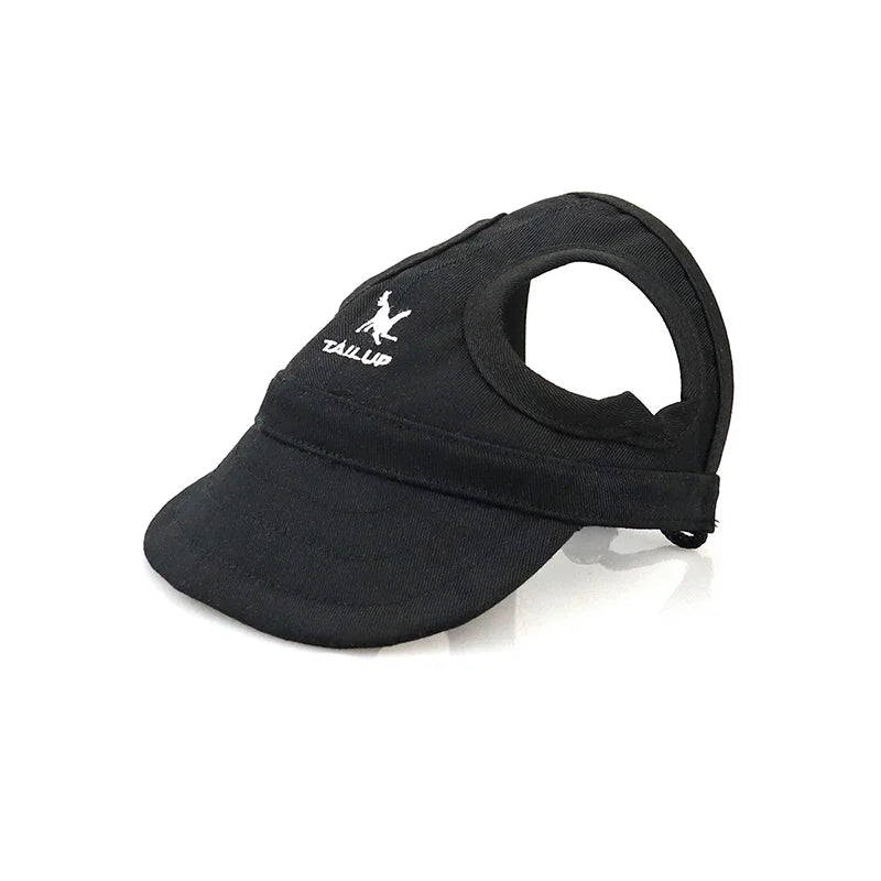 Adjustable Pet Dog Baseball Cap with Ear Holes for Small Medium Dogs Summer Dog Sun Hat Outdoor Hiking Pet Products-World Bazaar Life