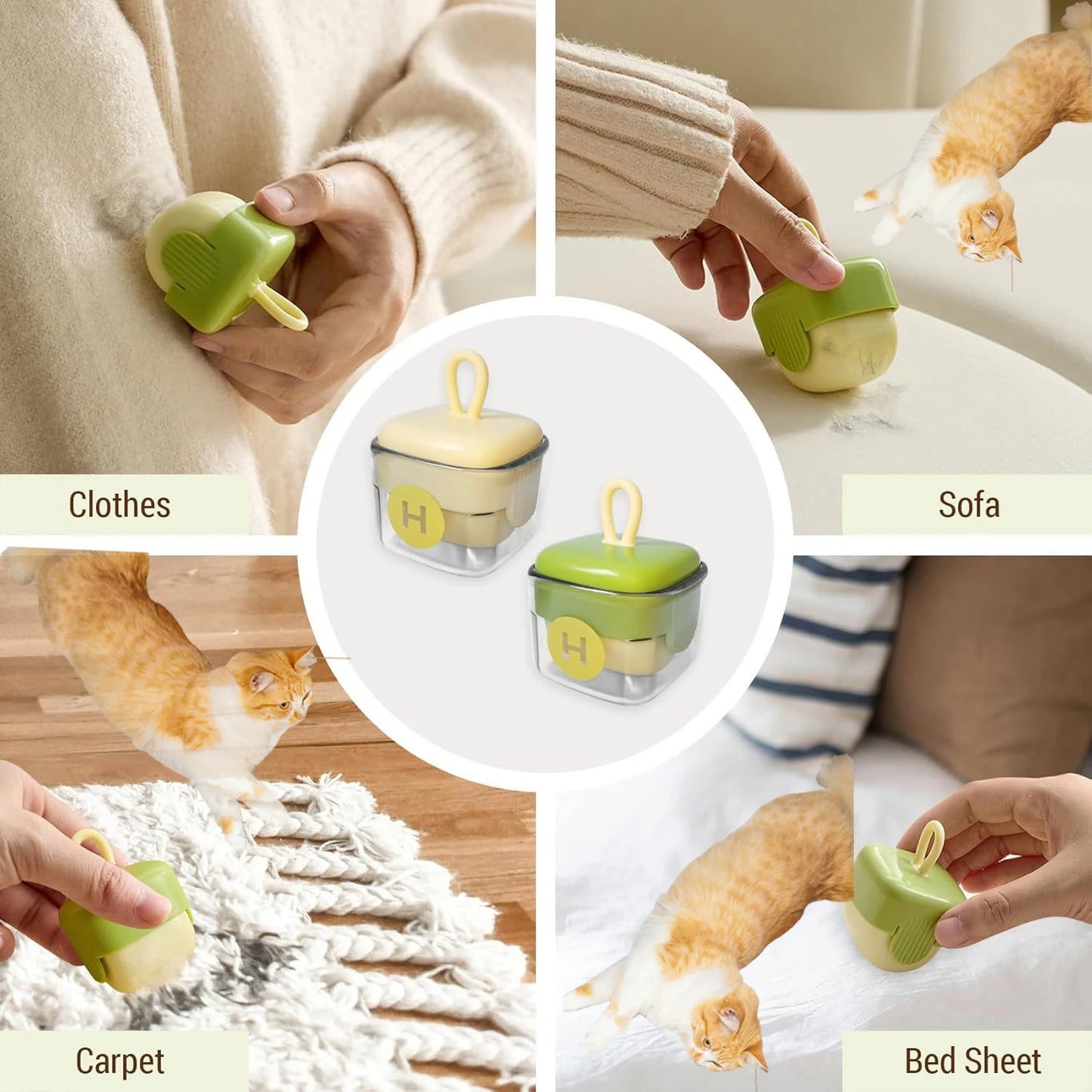Mini Lint Roller, Hair Remover, Convenient Lint Roller Handle, Washable Sticky Roller Reusable Lint Remover,Portable Hair Remove