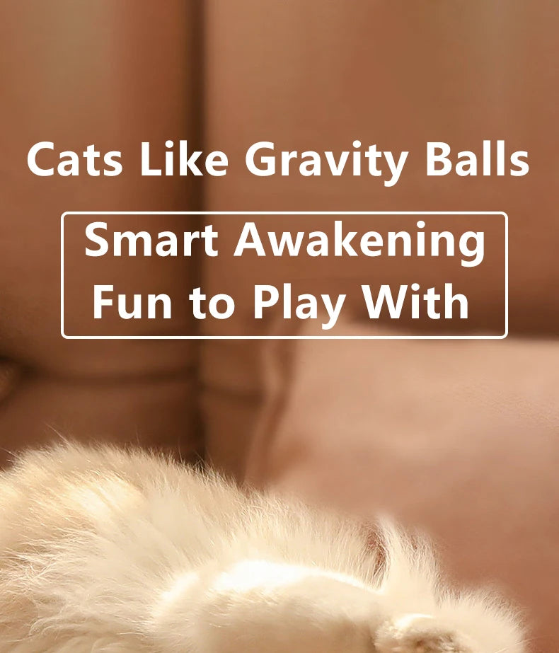 Cat Interactive Ball Smart Pet Cat Toys Indoor Automatic Rolling Magic Ball Electronic Interactive Cat Toy Cat Game Accessories-World Bazaar Life
