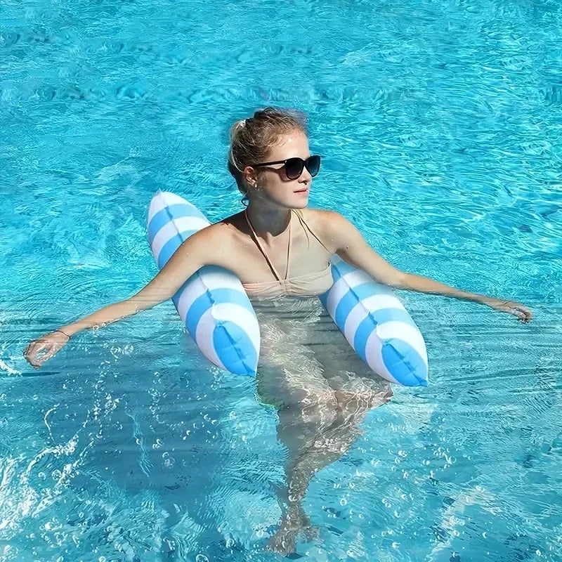 Inflatable Float Hammock for Adults - Perfect Poolside Lounging & Water Sports Accessory-World Bazaar Life