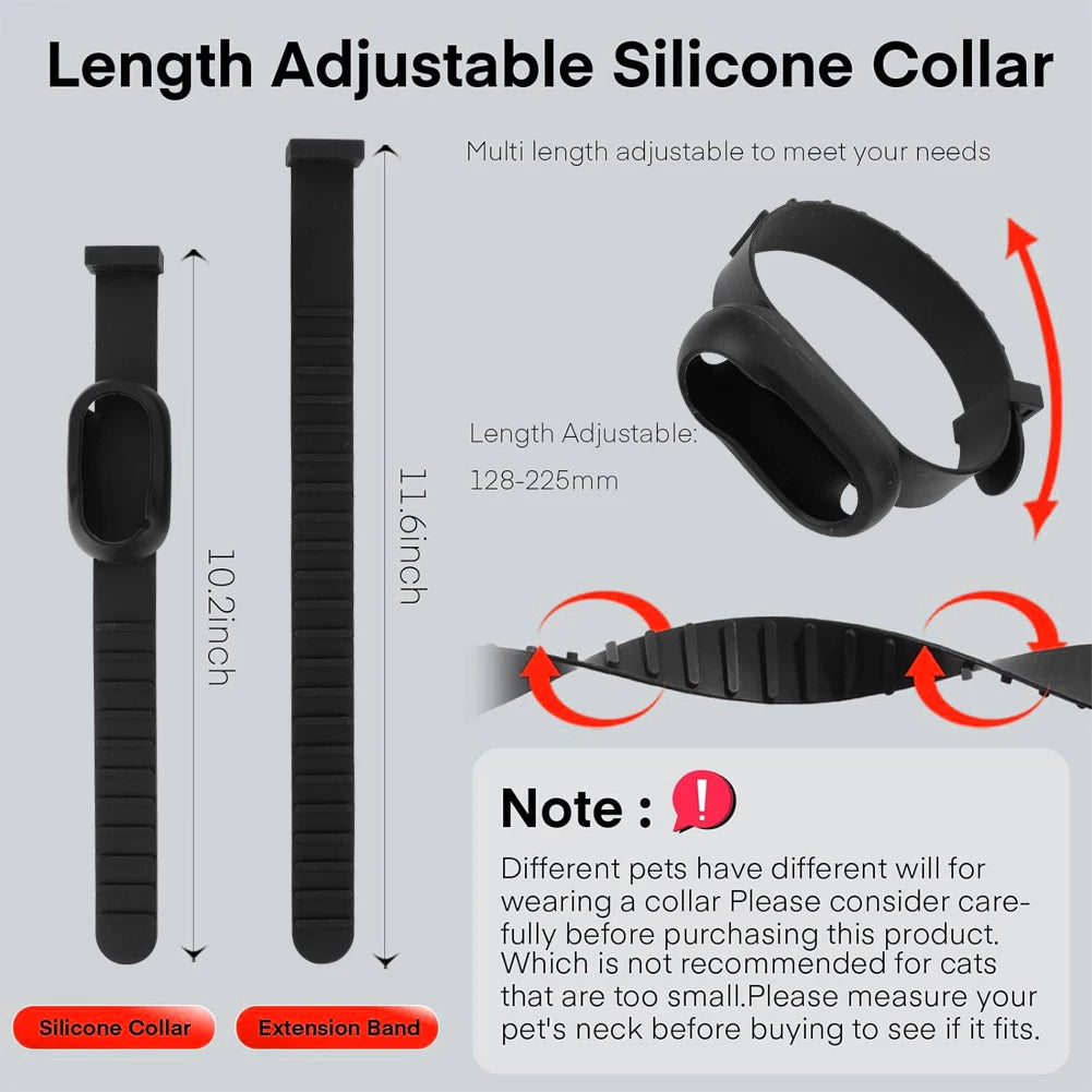 Sport Action Camera HD 1080P Wireless Collar Camera No WiFi Needed Dog Cat Pet Collar Camera Video Recorder for Indoor/Outdoor