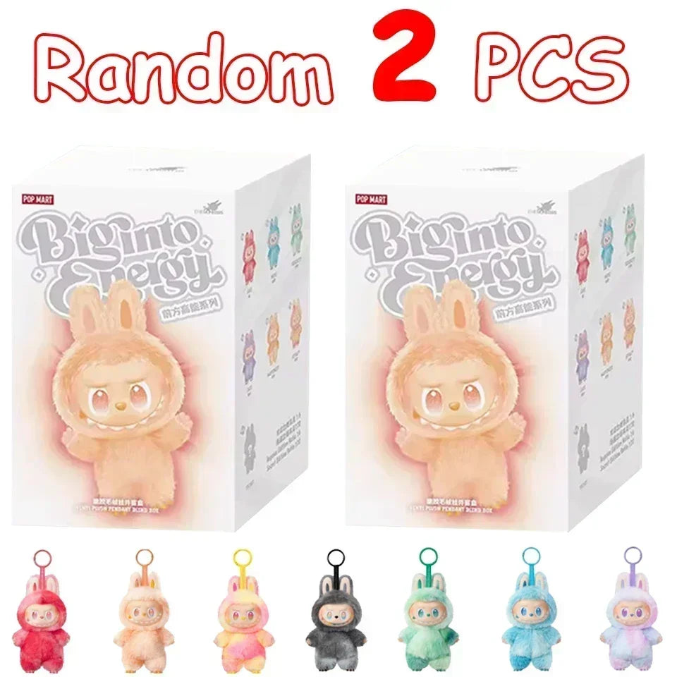 For Labubu 3 Heartbeat Macaron Enamel The Monsters Face Blind Box Pvc Figurine Tabletop Ornament Kawaii Doll Kid Birthday Gift