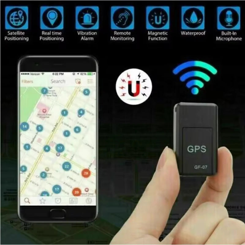 Multifunction GPS Locator Mini Tracking Positioner Magnetic GPS Tracker GF07 Locator Elderly And Child Anti Loss Device