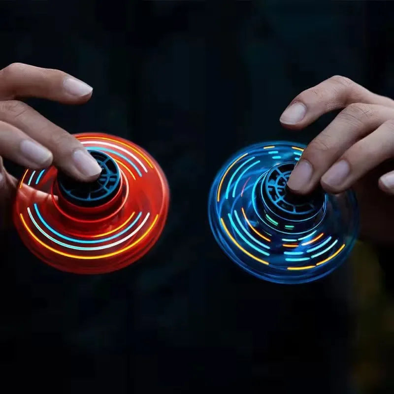 Mini Drone LED UFO Fingertip flying machine induction gyroscope Decompression adult children's toys