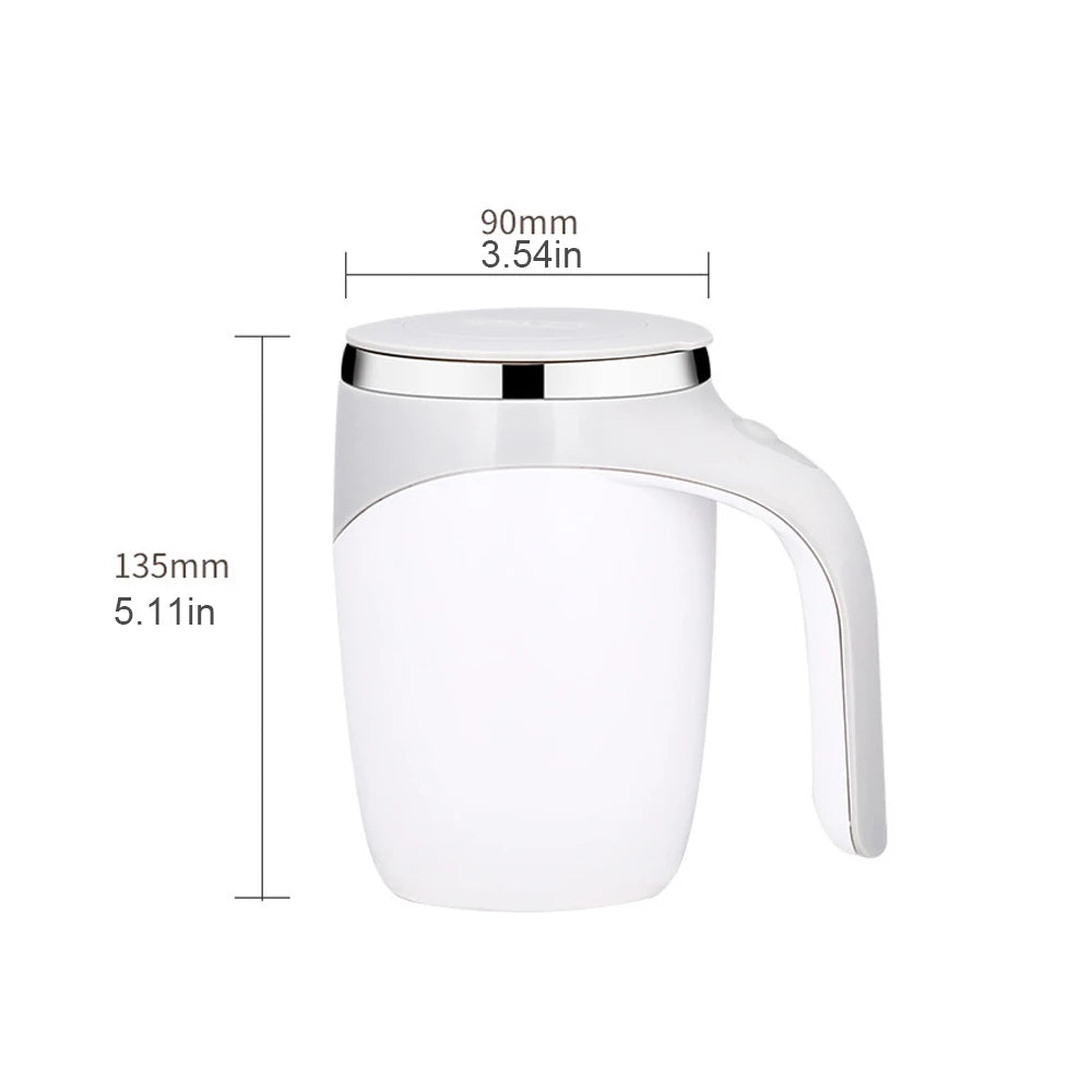 Magnetic Self-Stirring Mug – USB Rechargeable Coffee Mixer Cup-World Bazaar Life