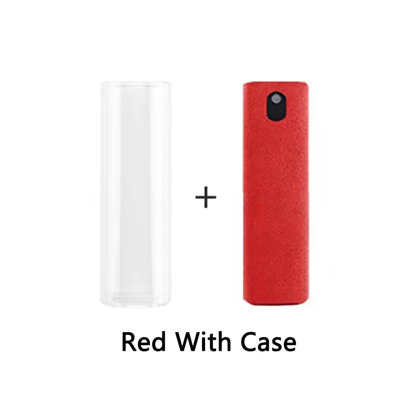 2In1 Mobile Phone Screen Cleaner Spray Bottle Set Computer PC Microfiber Cloth Wipe for iPhone iPad Macbook Screen Cleaning Tool