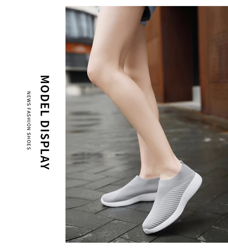 Kadın Vulkanize Ayakkabılar Yüksek Kaliteli Kadın Spor Ayakkabıları Slip On Flats Ayakkabılar Kadın Loafer'lar Büyük Beden 43 Yürüyüş Düz