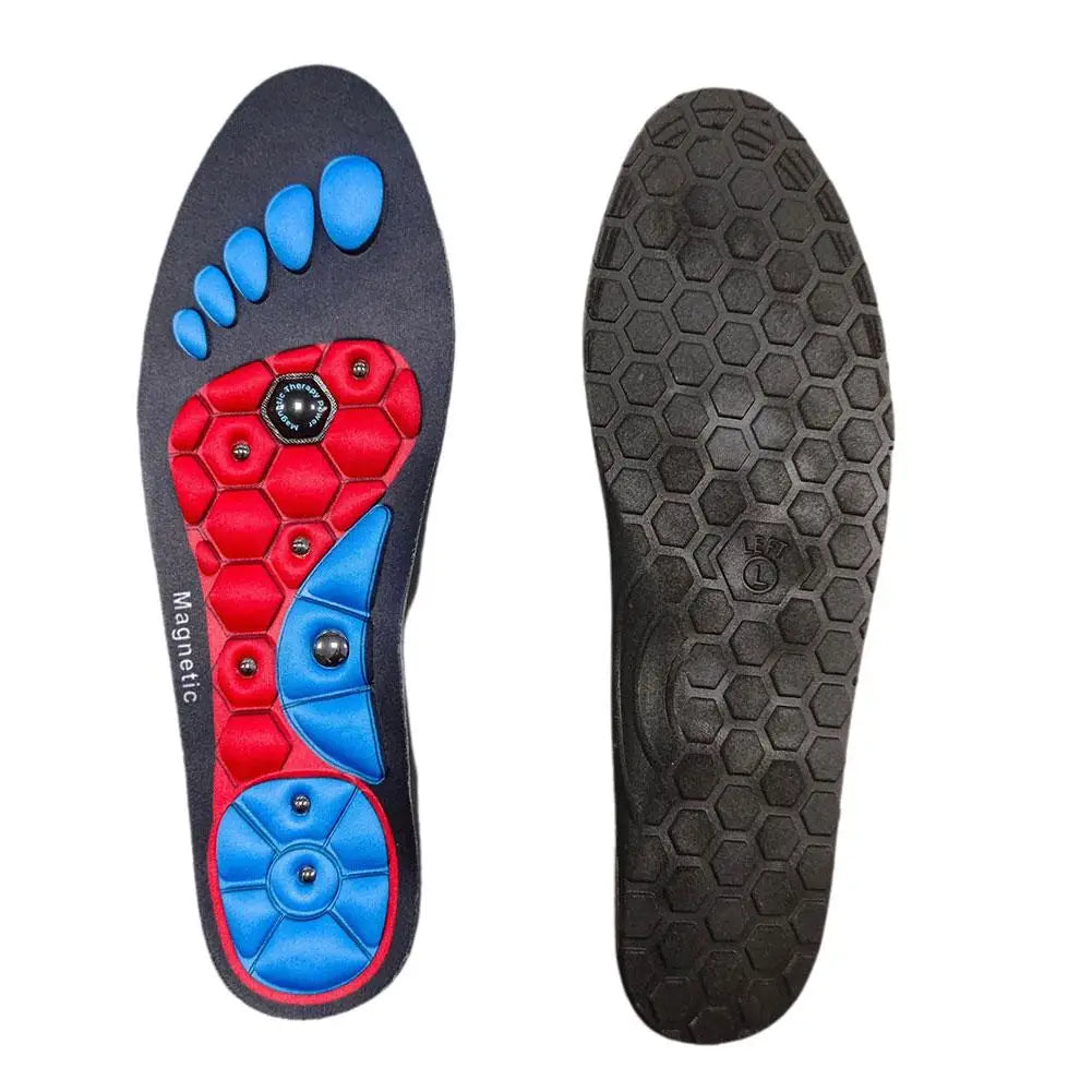 1 Pair High-end Acupressure Foot Insoles for Men Women Orthopedic Gel Magnetic Shoe Inserts Magnet Technology Support Insole - World Bazaar Life