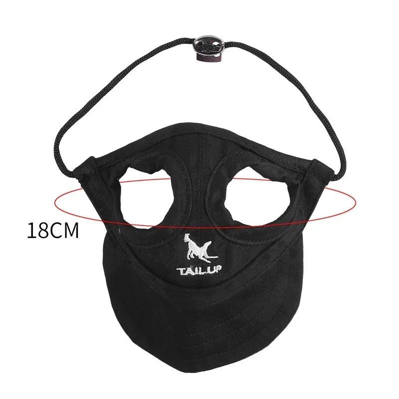 Small Puppy Pets Summer Solid Color Cap Dog Baseball Visor Hat Outdoor Accessories Sun Bonnet Travelhelmet-World Bazaar Life