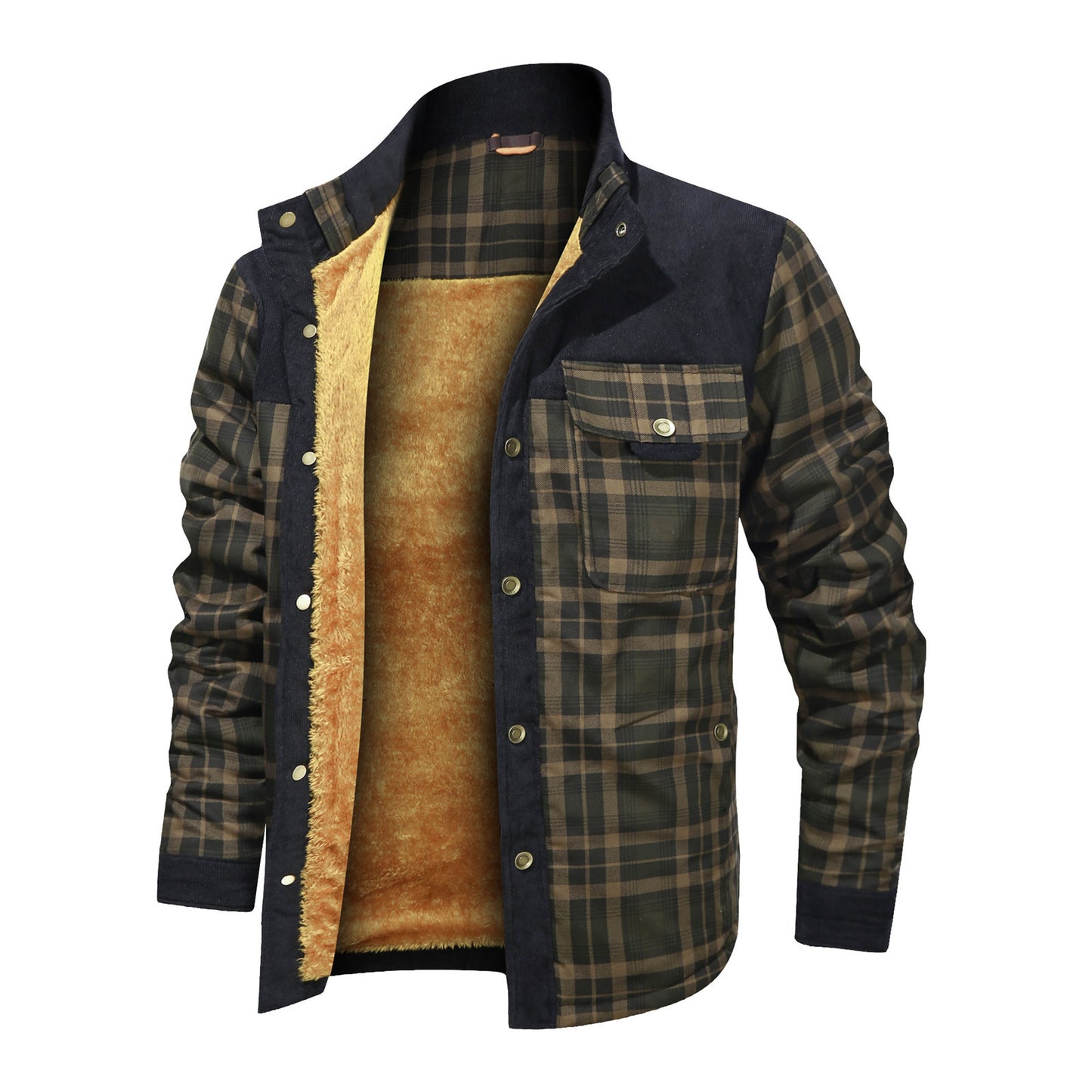 Men's Wool Thick Coat Jacket - World Bazaar Life