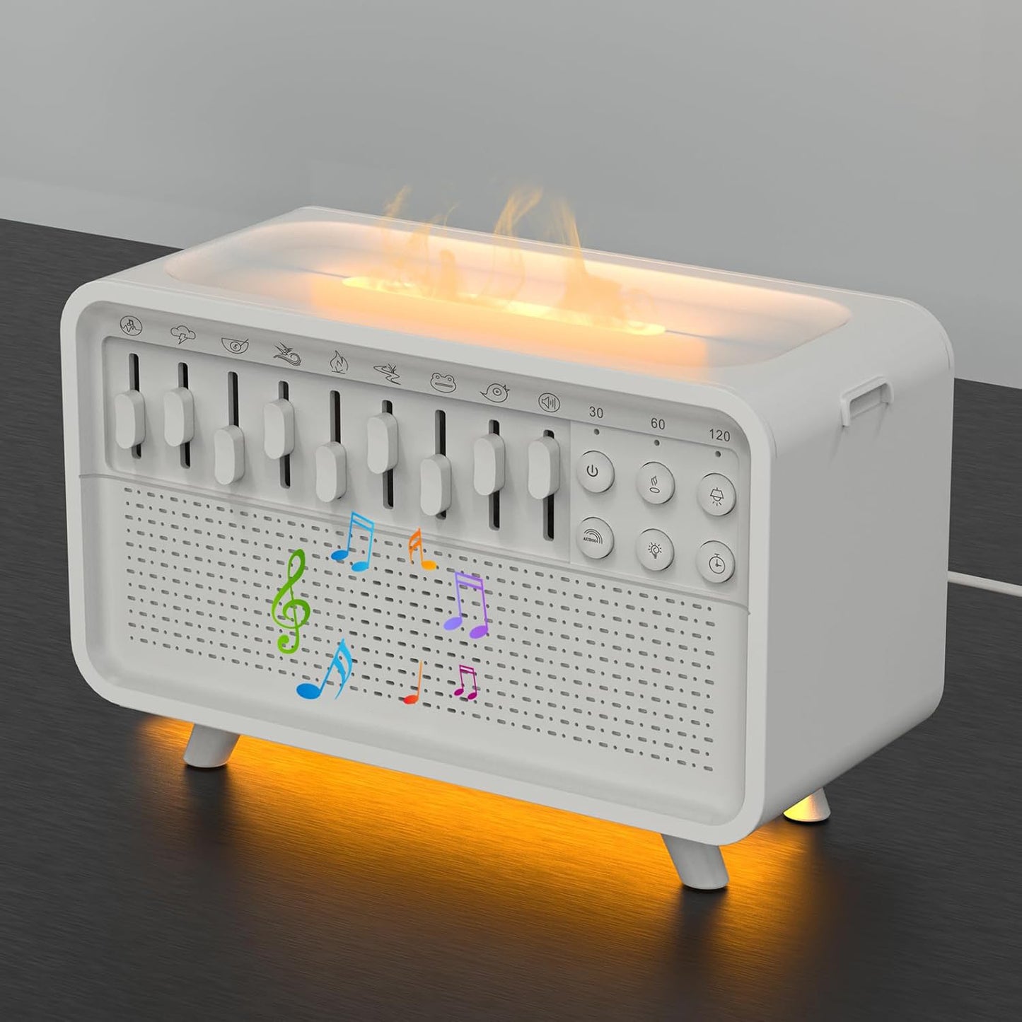 3-in-1 Bluetooth Speaker Humidifier with White Noise & Night Light - World Bazaar Life
