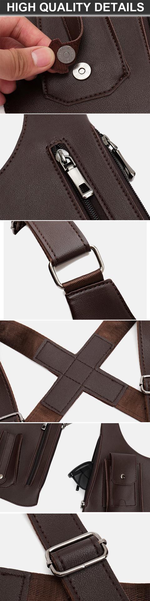 Medieval Leather Holster Bag Viking Cosplay Phone Pouch Men