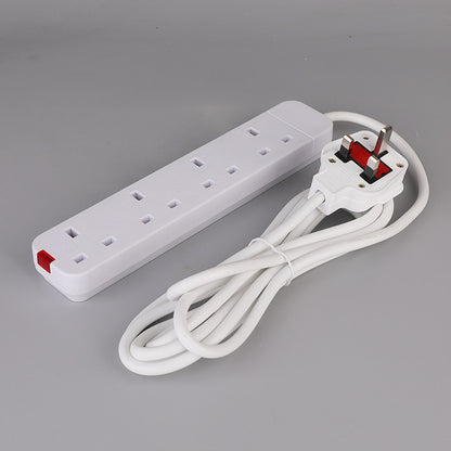 Power Strip With Extension Cable 13A British Standard
