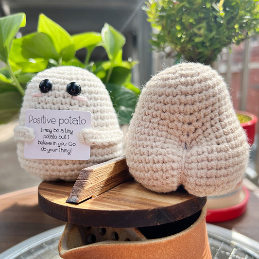 Cute Cucumber Pickle Doll - Top-Rated Knitted Emotional Toy.