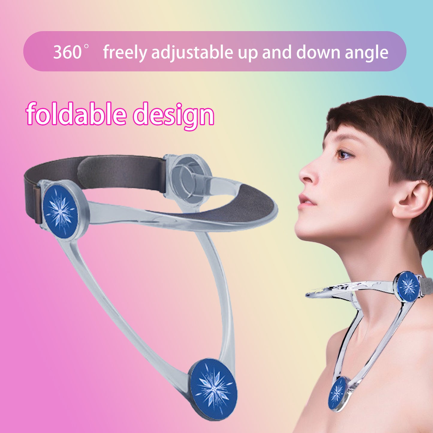 Cervical Spine Fixator Stretch Neck Protector Convenient Adjustable.