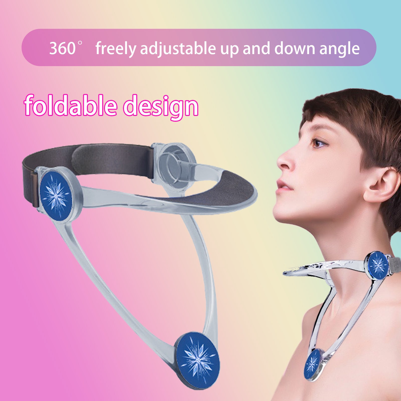 Cervical Spine Fixator Stretch Neck Protector Convenient Adjustable.