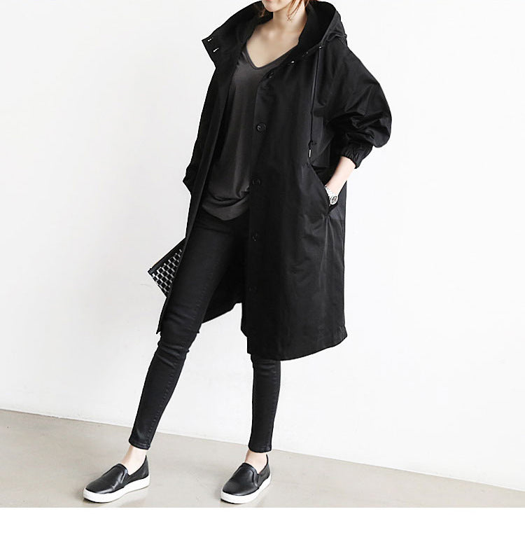 Women's Waterproof Hooded Windbreaker Jacket for Hiking & Camping
