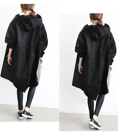 Women's Waterproof Hooded Windbreaker Jacket for Hiking & Camping