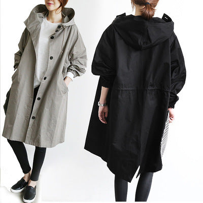 Women's Waterproof Hooded Windbreaker Jacket for Hiking & Camping