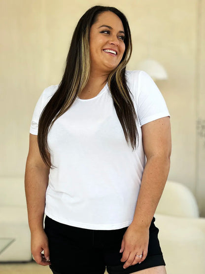 Basic Bae Full Size Round Neck Short Sleeve T-Shirt-World Bazaar Life