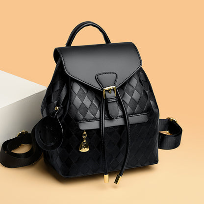 Multifunctional Leather Women’s Backpack for School & Travel - World Bazaar Life